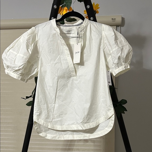 Joie Tops - Joie Cream Puff Sleeve Blouse
